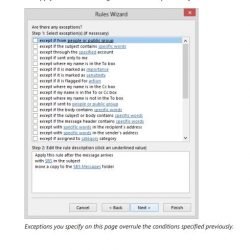 Outlook Rules : Manage Email messages using Rules - Tech Agilist