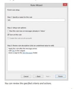 Outlook Rules : Manage Email messages using Rules - Tech Agilist