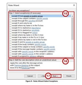 Outlook Rules : Manage Email messages using Rules - Tech Agilist