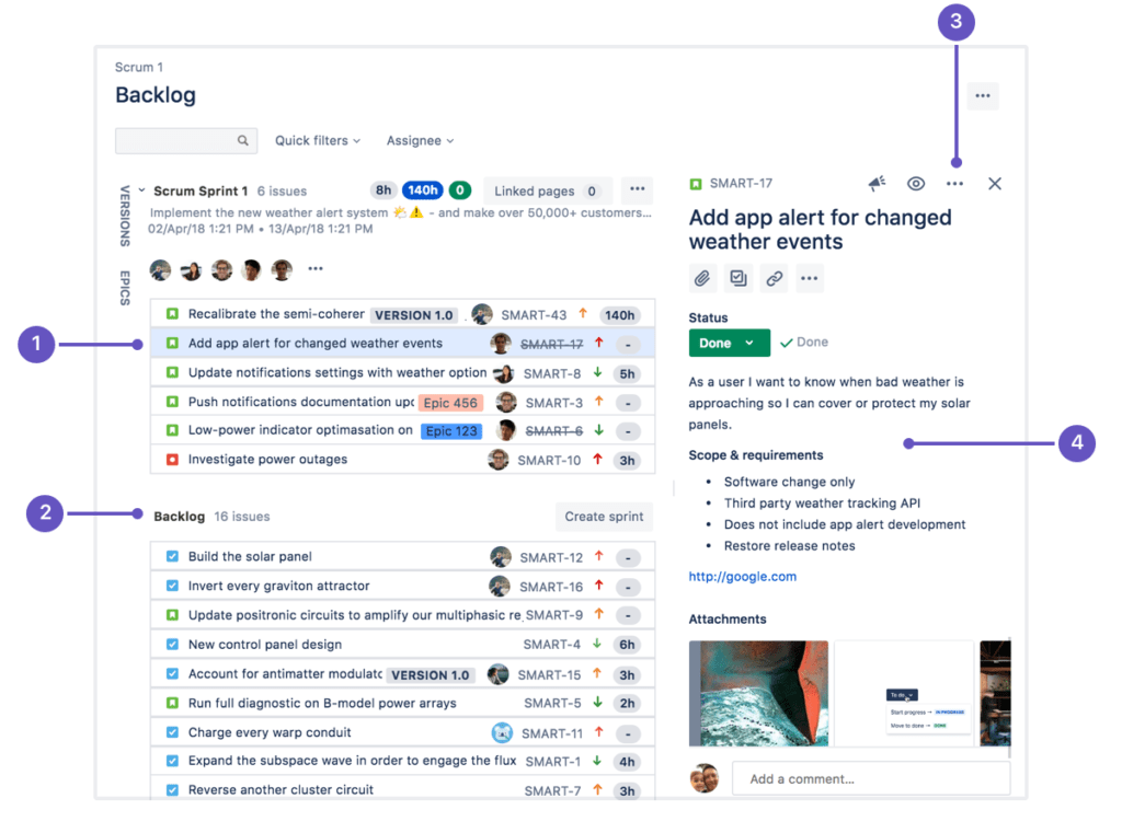 JIRA Backlog